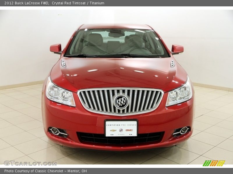 Crystal Red Tintcoat / Titanium 2012 Buick LaCrosse FWD