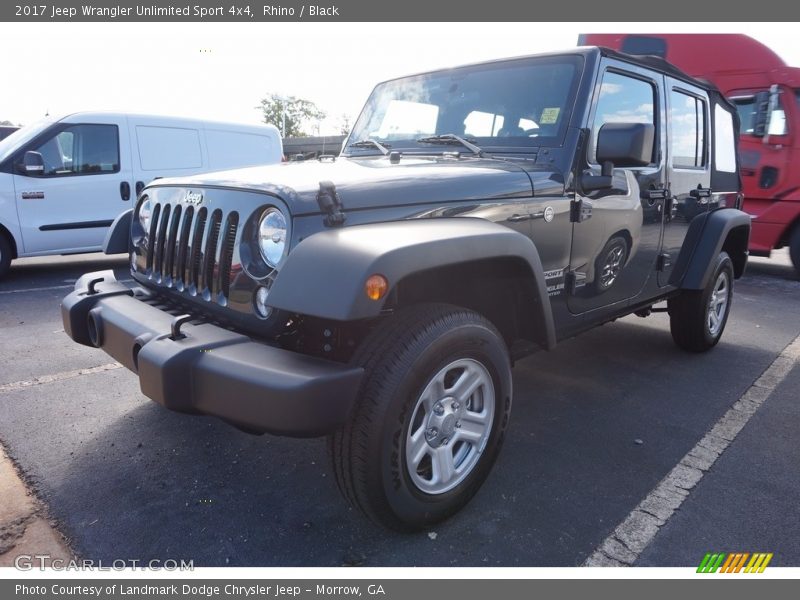 Rhino / Black 2017 Jeep Wrangler Unlimited Sport 4x4