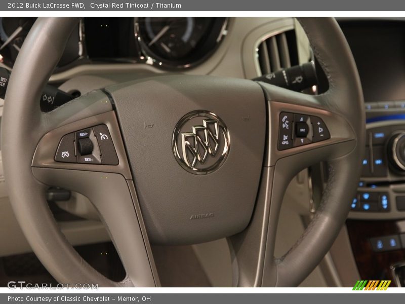 Crystal Red Tintcoat / Titanium 2012 Buick LaCrosse FWD