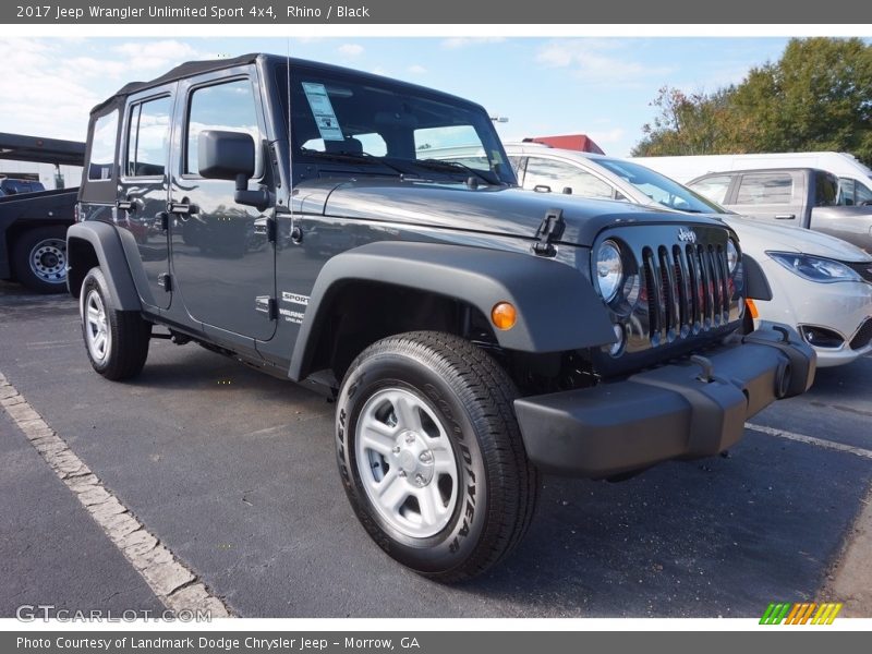 Front 3/4 View of 2017 Wrangler Unlimited Sport 4x4