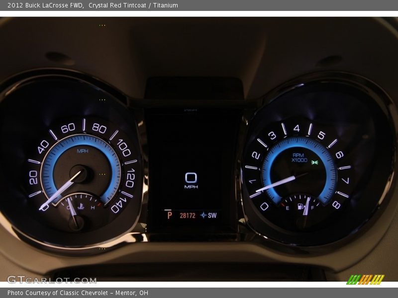 Crystal Red Tintcoat / Titanium 2012 Buick LaCrosse FWD