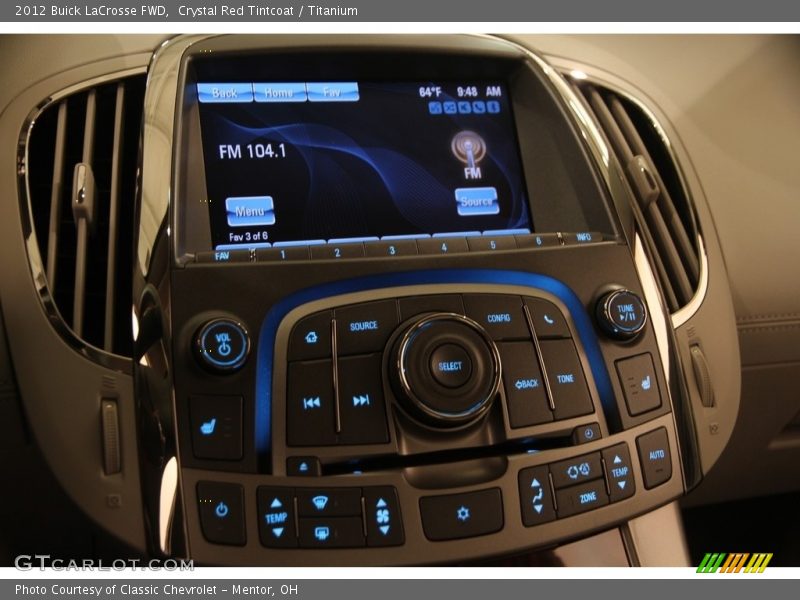 Crystal Red Tintcoat / Titanium 2012 Buick LaCrosse FWD