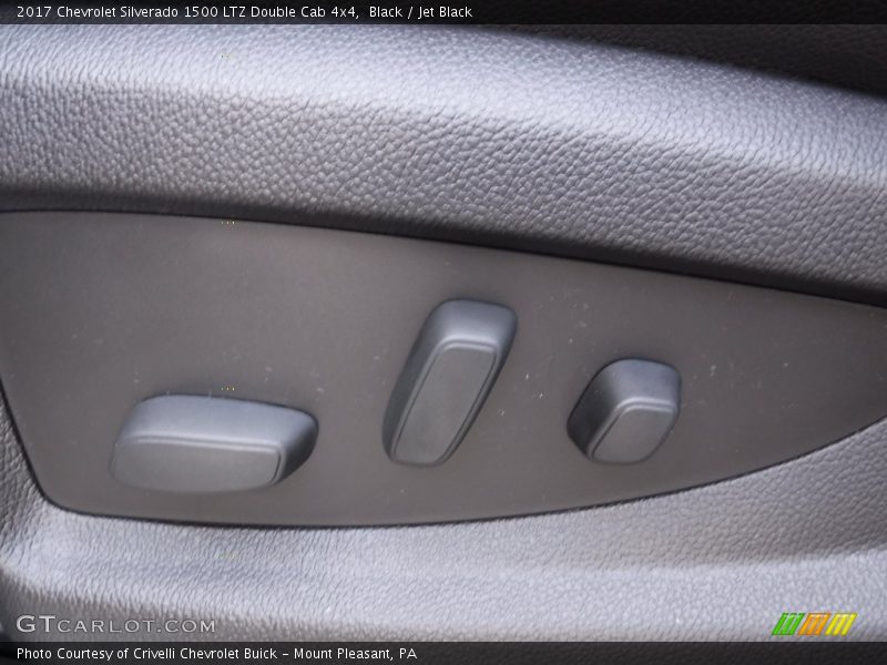 Black / Jet Black 2017 Chevrolet Silverado 1500 LTZ Double Cab 4x4