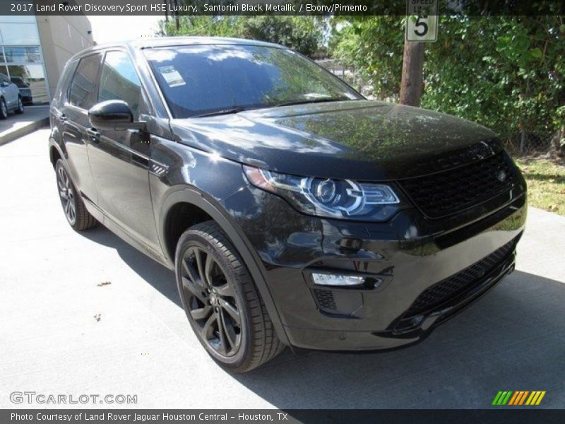 Santorini Black Metallic / Ebony/Pimento 2017 Land Rover Discovery Sport HSE Luxury