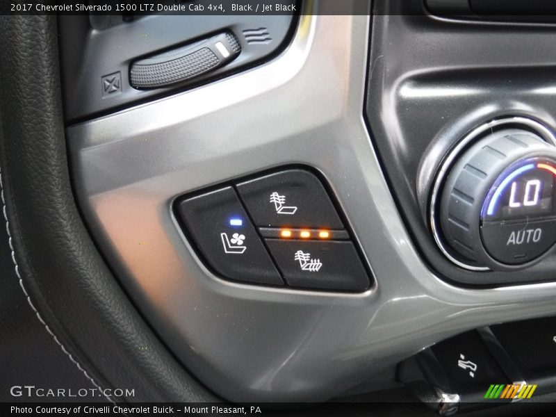 Black / Jet Black 2017 Chevrolet Silverado 1500 LTZ Double Cab 4x4
