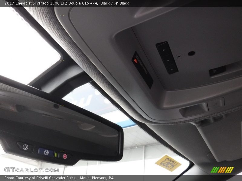 Black / Jet Black 2017 Chevrolet Silverado 1500 LTZ Double Cab 4x4