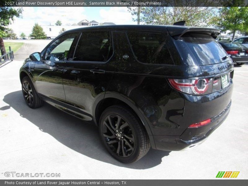 Santorini Black Metallic / Ebony/Pimento 2017 Land Rover Discovery Sport HSE Luxury