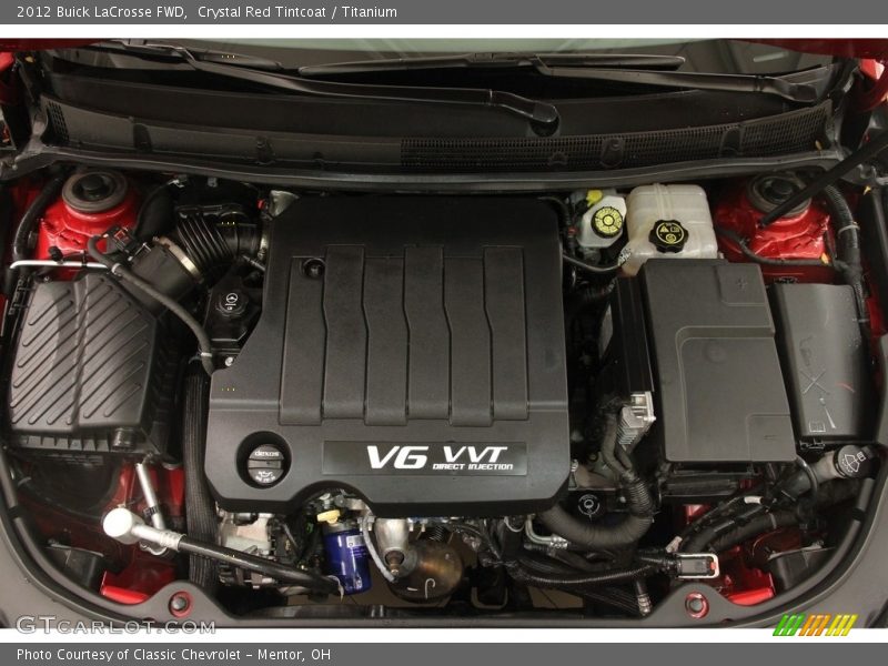 Crystal Red Tintcoat / Titanium 2012 Buick LaCrosse FWD