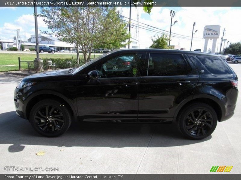 Santorini Black Metallic / Ebony/Pimento 2017 Land Rover Discovery Sport HSE Luxury
