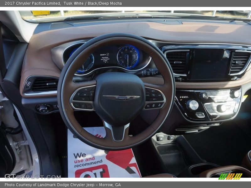Tusk White / Black/Deep Mocha 2017 Chrysler Pacifica Limited
