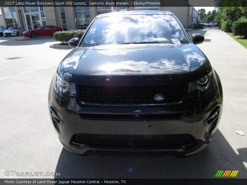 Santorini Black Metallic / Ebony/Pimento 2017 Land Rover Discovery Sport HSE Luxury