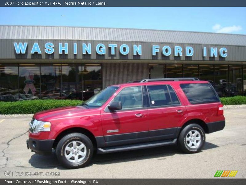Redfire Metallic / Camel 2007 Ford Expedition XLT 4x4