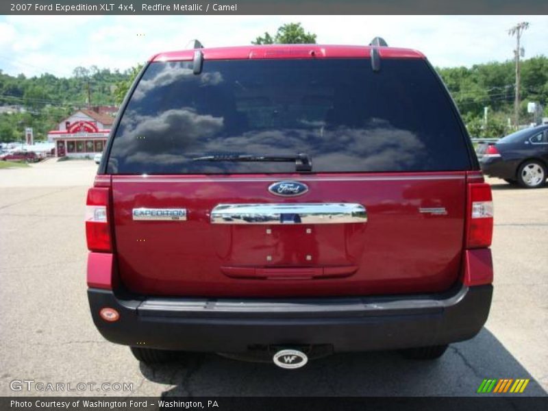 Redfire Metallic / Camel 2007 Ford Expedition XLT 4x4