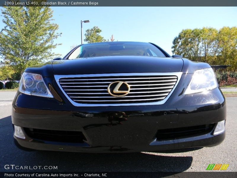Obsidian Black / Cashmere Beige 2009 Lexus LS 460
