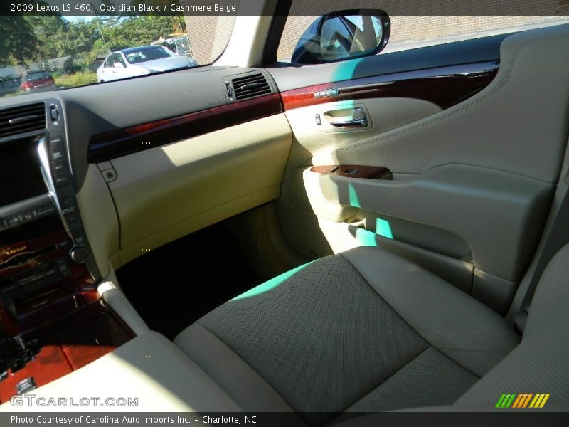 Obsidian Black / Cashmere Beige 2009 Lexus LS 460