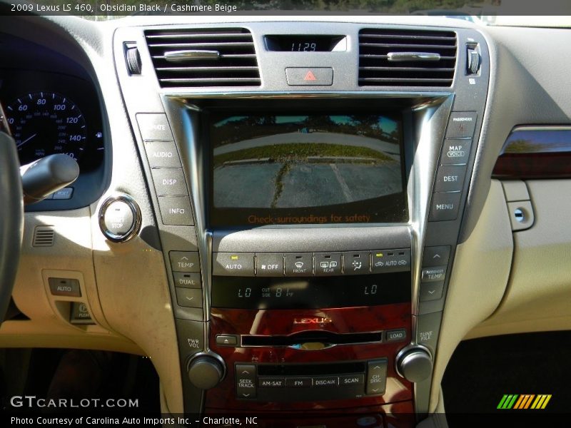 Obsidian Black / Cashmere Beige 2009 Lexus LS 460