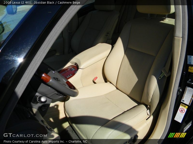 Obsidian Black / Cashmere Beige 2009 Lexus LS 460