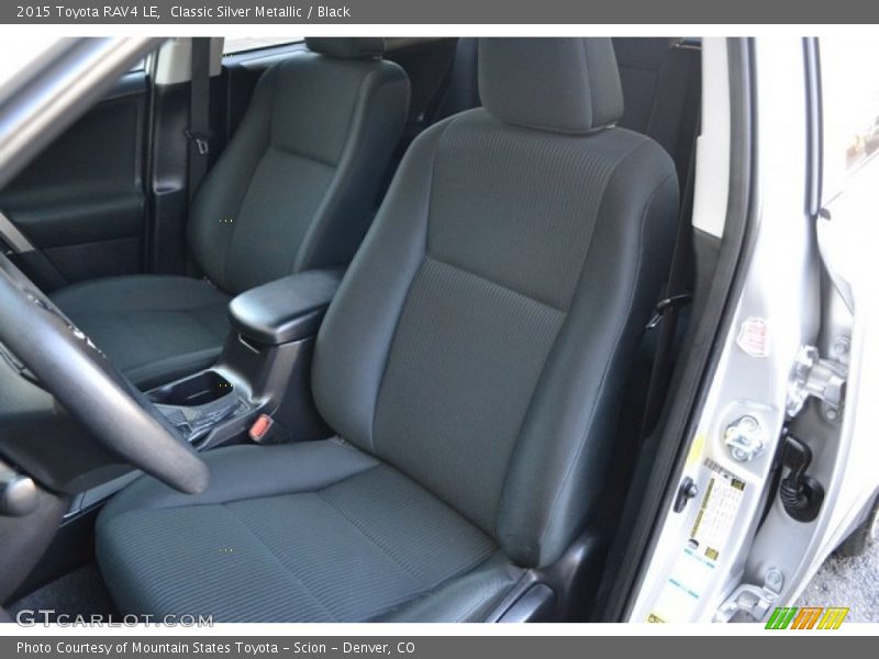 Classic Silver Metallic / Black 2015 Toyota RAV4 LE