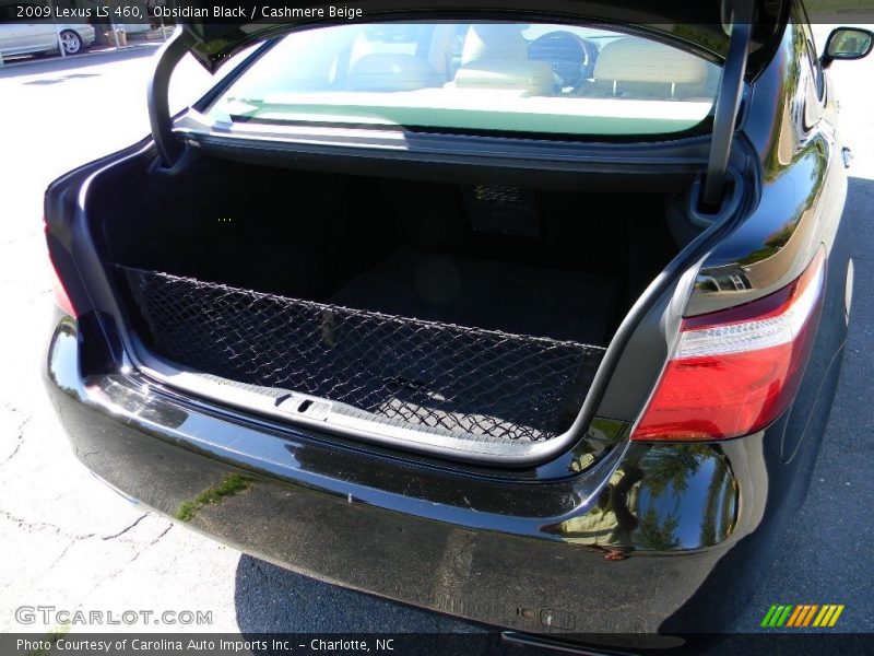 Obsidian Black / Cashmere Beige 2009 Lexus LS 460
