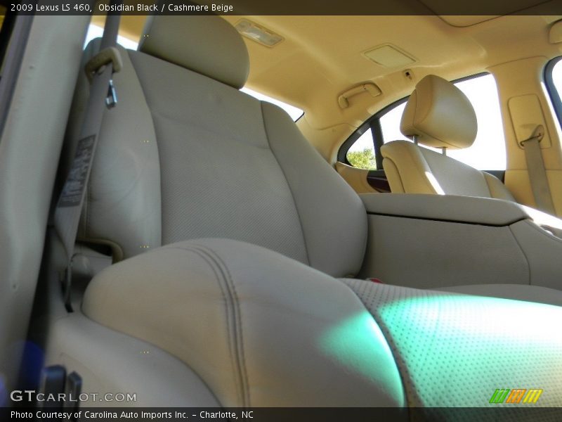 Obsidian Black / Cashmere Beige 2009 Lexus LS 460