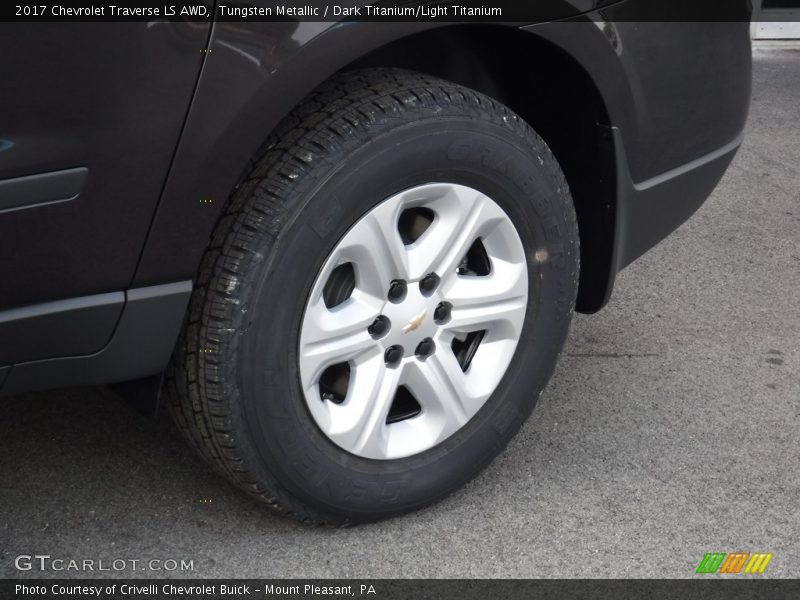 Tungsten Metallic / Dark Titanium/Light Titanium 2017 Chevrolet Traverse LS AWD