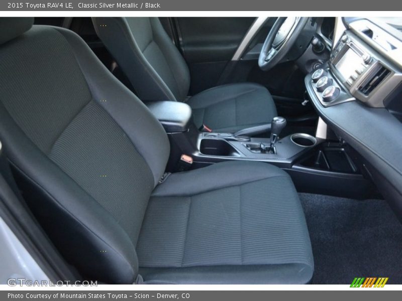 Classic Silver Metallic / Black 2015 Toyota RAV4 LE