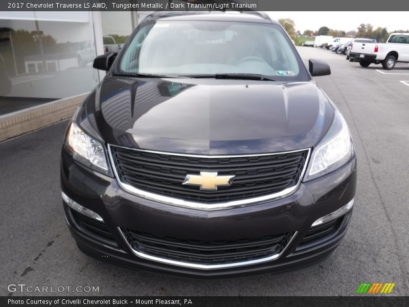 Tungsten Metallic / Dark Titanium/Light Titanium 2017 Chevrolet Traverse LS AWD