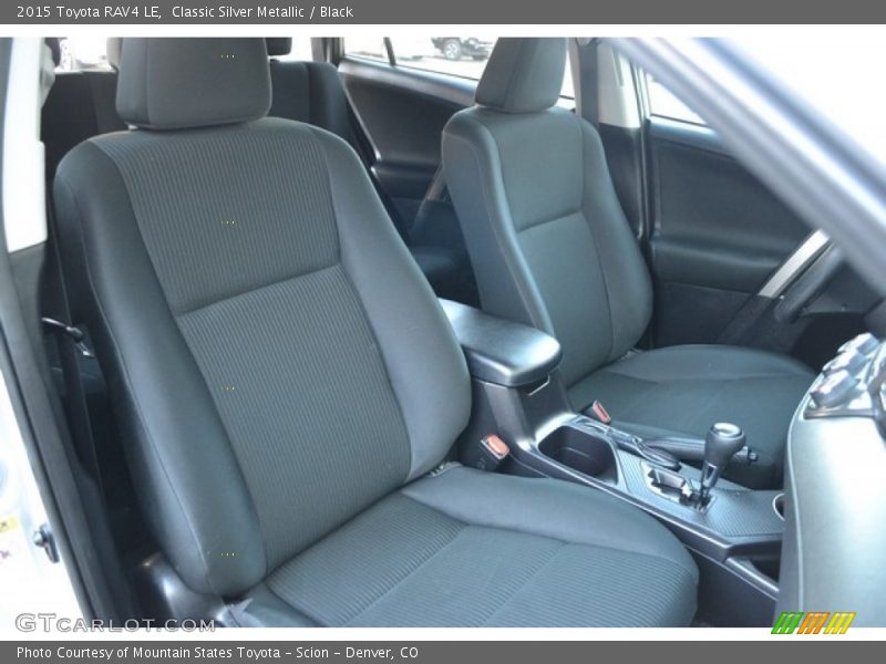 Classic Silver Metallic / Black 2015 Toyota RAV4 LE