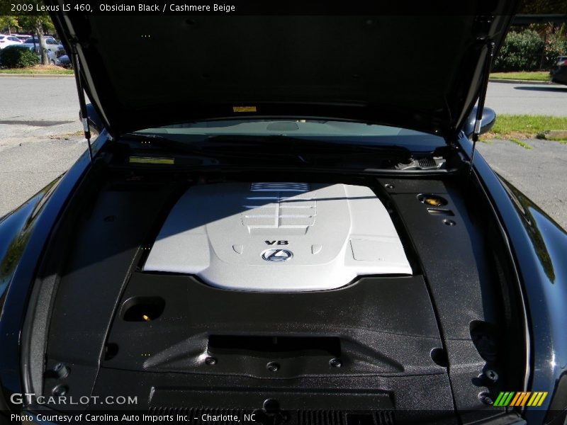 Obsidian Black / Cashmere Beige 2009 Lexus LS 460