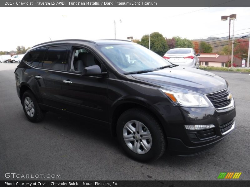 Tungsten Metallic / Dark Titanium/Light Titanium 2017 Chevrolet Traverse LS AWD