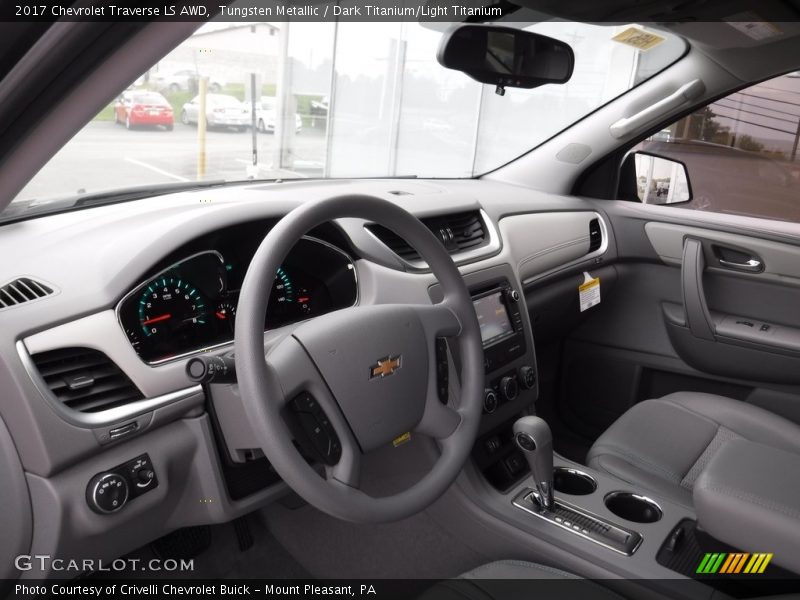 Tungsten Metallic / Dark Titanium/Light Titanium 2017 Chevrolet Traverse LS AWD