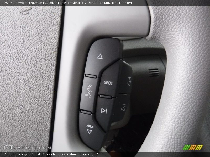 Tungsten Metallic / Dark Titanium/Light Titanium 2017 Chevrolet Traverse LS AWD