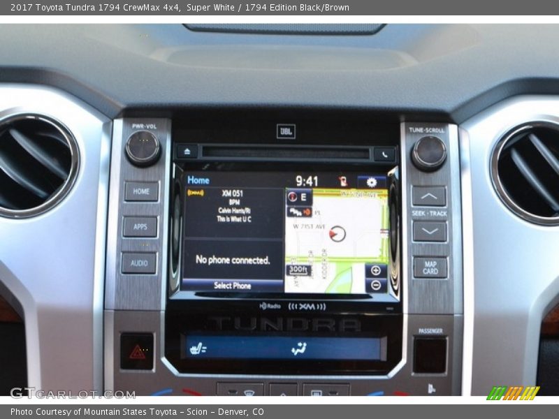 Super White / 1794 Edition Black/Brown 2017 Toyota Tundra 1794 CrewMax 4x4