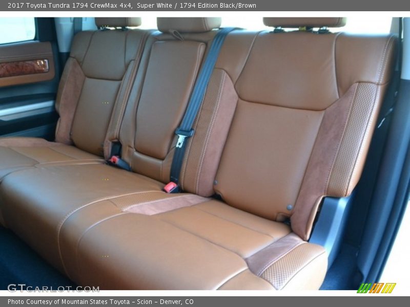 Super White / 1794 Edition Black/Brown 2017 Toyota Tundra 1794 CrewMax 4x4