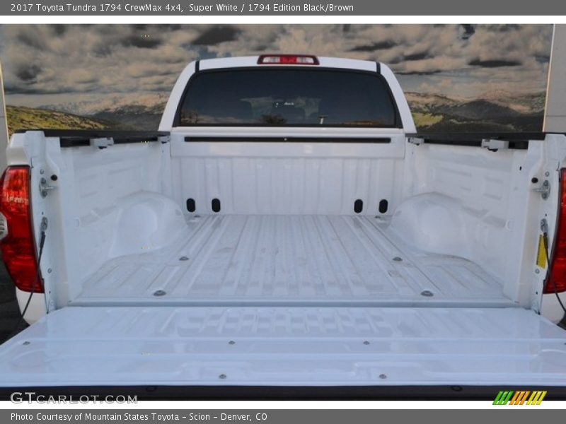 Super White / 1794 Edition Black/Brown 2017 Toyota Tundra 1794 CrewMax 4x4