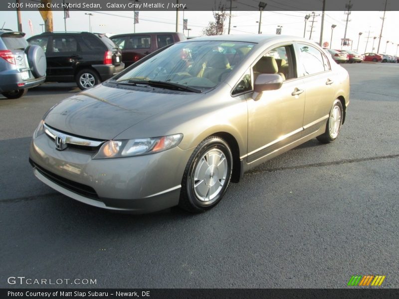 Galaxy Gray Metallic / Ivory 2006 Honda Civic Hybrid Sedan