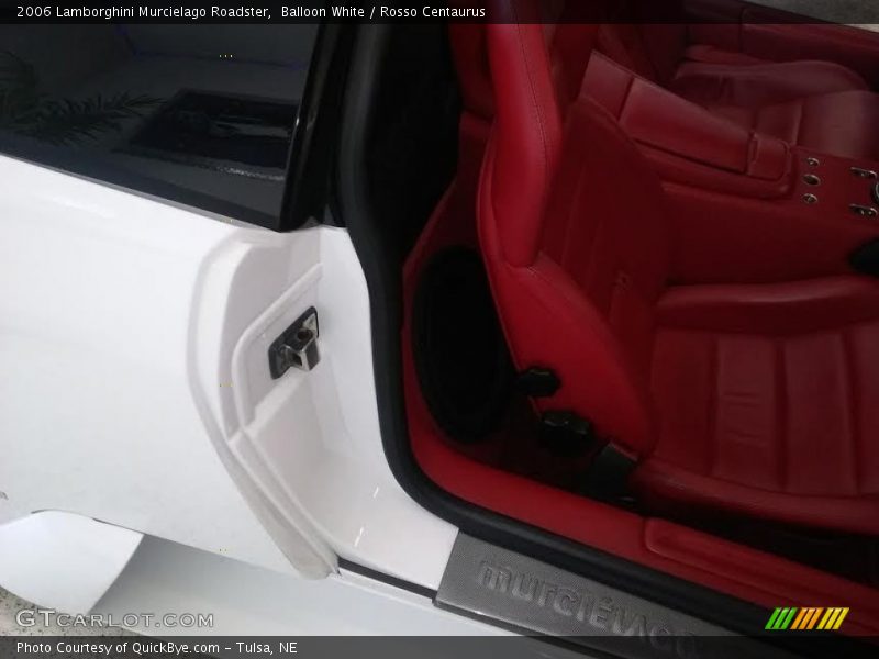 Balloon White / Rosso Centaurus 2006 Lamborghini Murcielago Roadster
