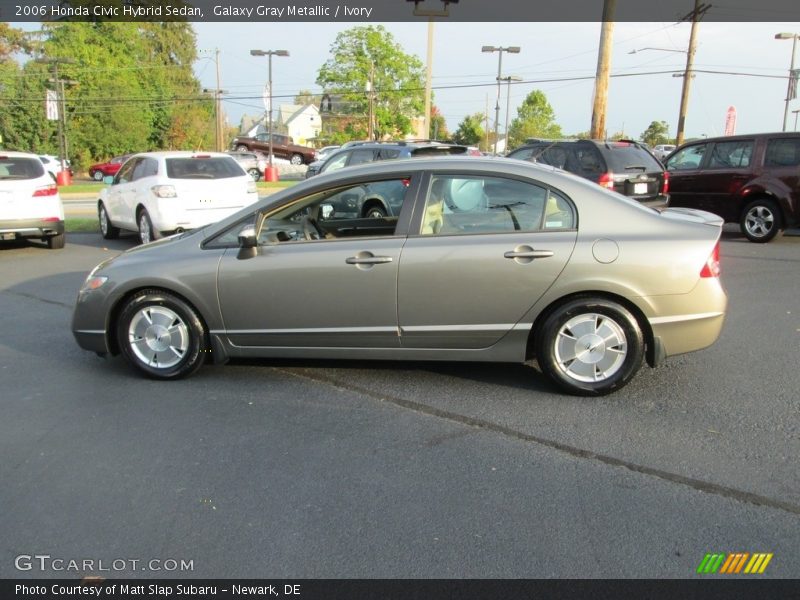 Galaxy Gray Metallic / Ivory 2006 Honda Civic Hybrid Sedan