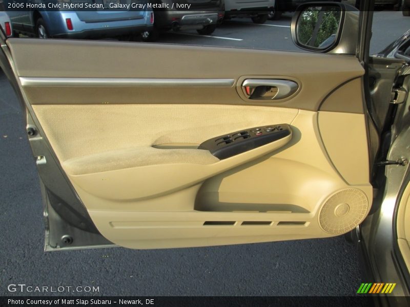 Galaxy Gray Metallic / Ivory 2006 Honda Civic Hybrid Sedan