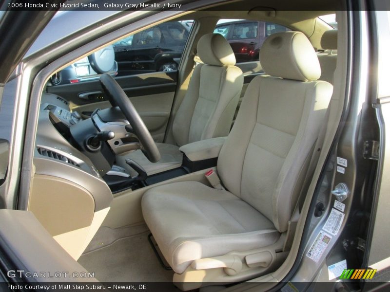 Galaxy Gray Metallic / Ivory 2006 Honda Civic Hybrid Sedan