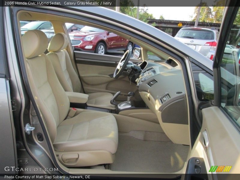 Galaxy Gray Metallic / Ivory 2006 Honda Civic Hybrid Sedan