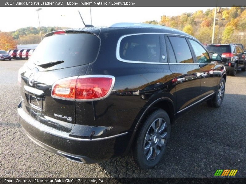 Ebony Twilight Metallic / Ebony/Ebony 2017 Buick Enclave Leather AWD