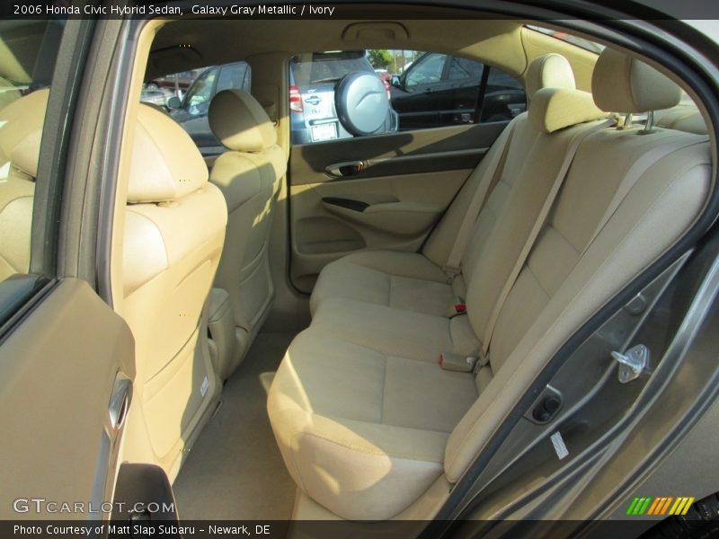 Galaxy Gray Metallic / Ivory 2006 Honda Civic Hybrid Sedan