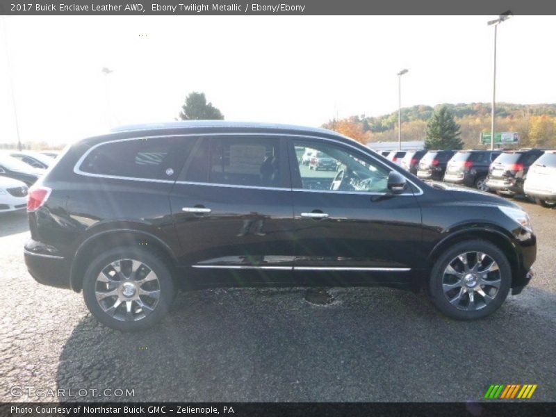 Ebony Twilight Metallic / Ebony/Ebony 2017 Buick Enclave Leather AWD