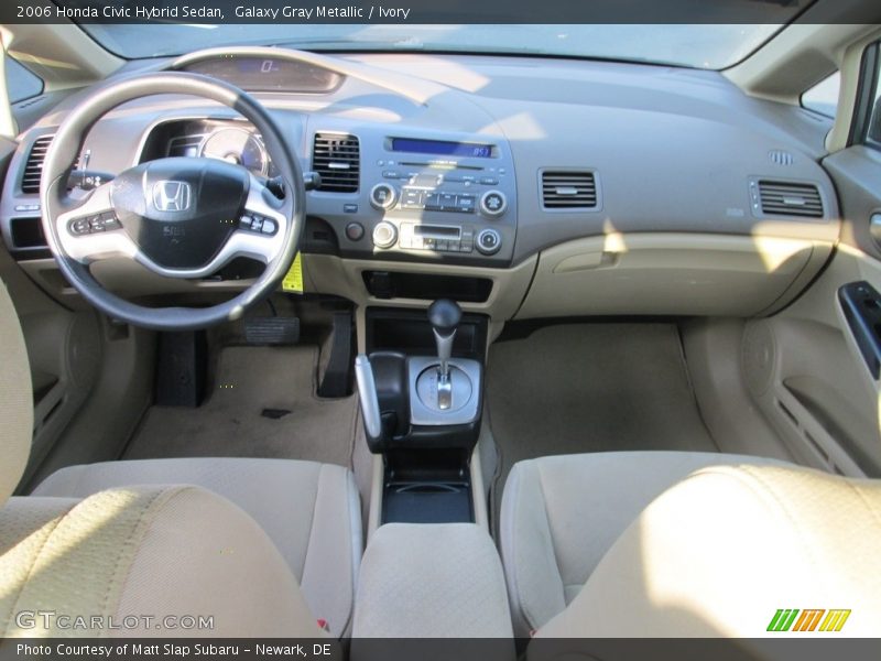 Galaxy Gray Metallic / Ivory 2006 Honda Civic Hybrid Sedan