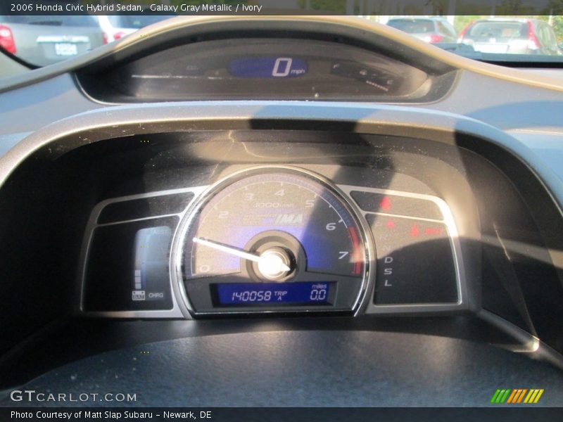Galaxy Gray Metallic / Ivory 2006 Honda Civic Hybrid Sedan