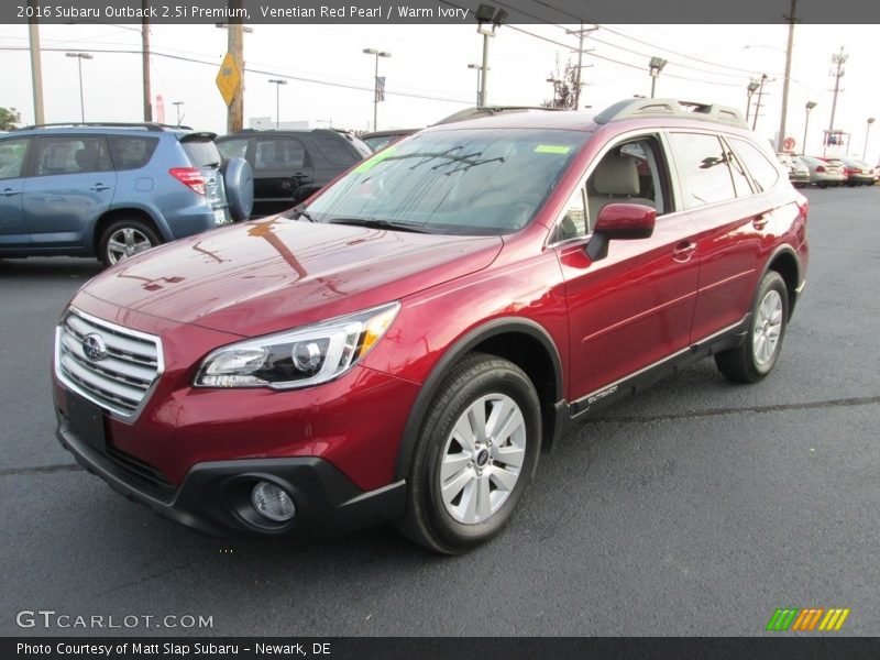 Venetian Red Pearl / Warm Ivory 2016 Subaru Outback 2.5i Premium