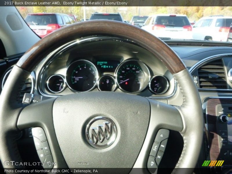 Ebony Twilight Metallic / Ebony/Ebony 2017 Buick Enclave Leather AWD