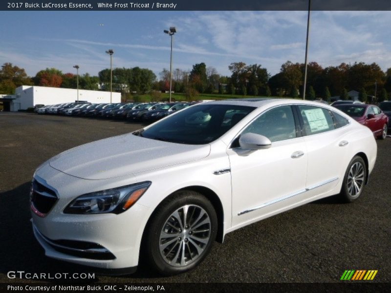 White Frost Tricoat / Brandy 2017 Buick LaCrosse Essence