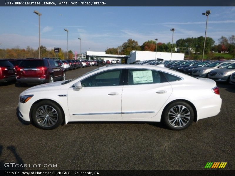White Frost Tricoat / Brandy 2017 Buick LaCrosse Essence